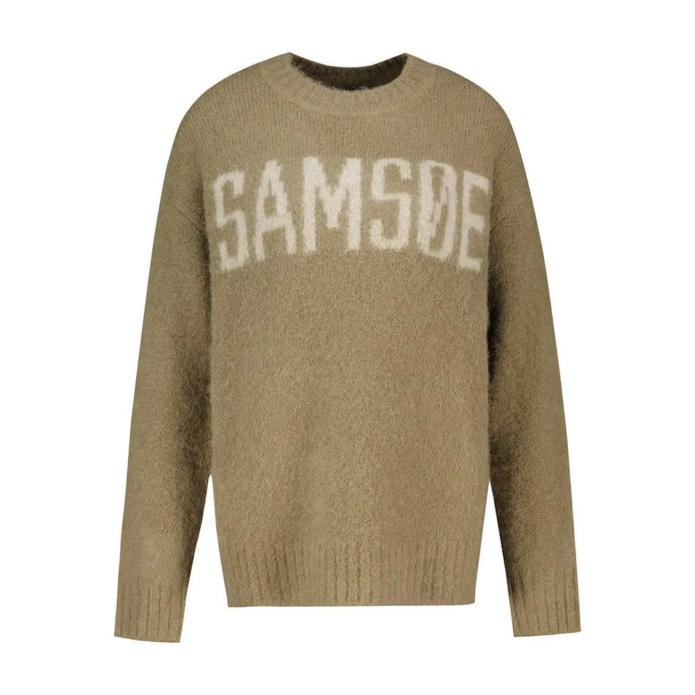 SamsØE SamsØE Sajeanne Logo Knitted Sweater