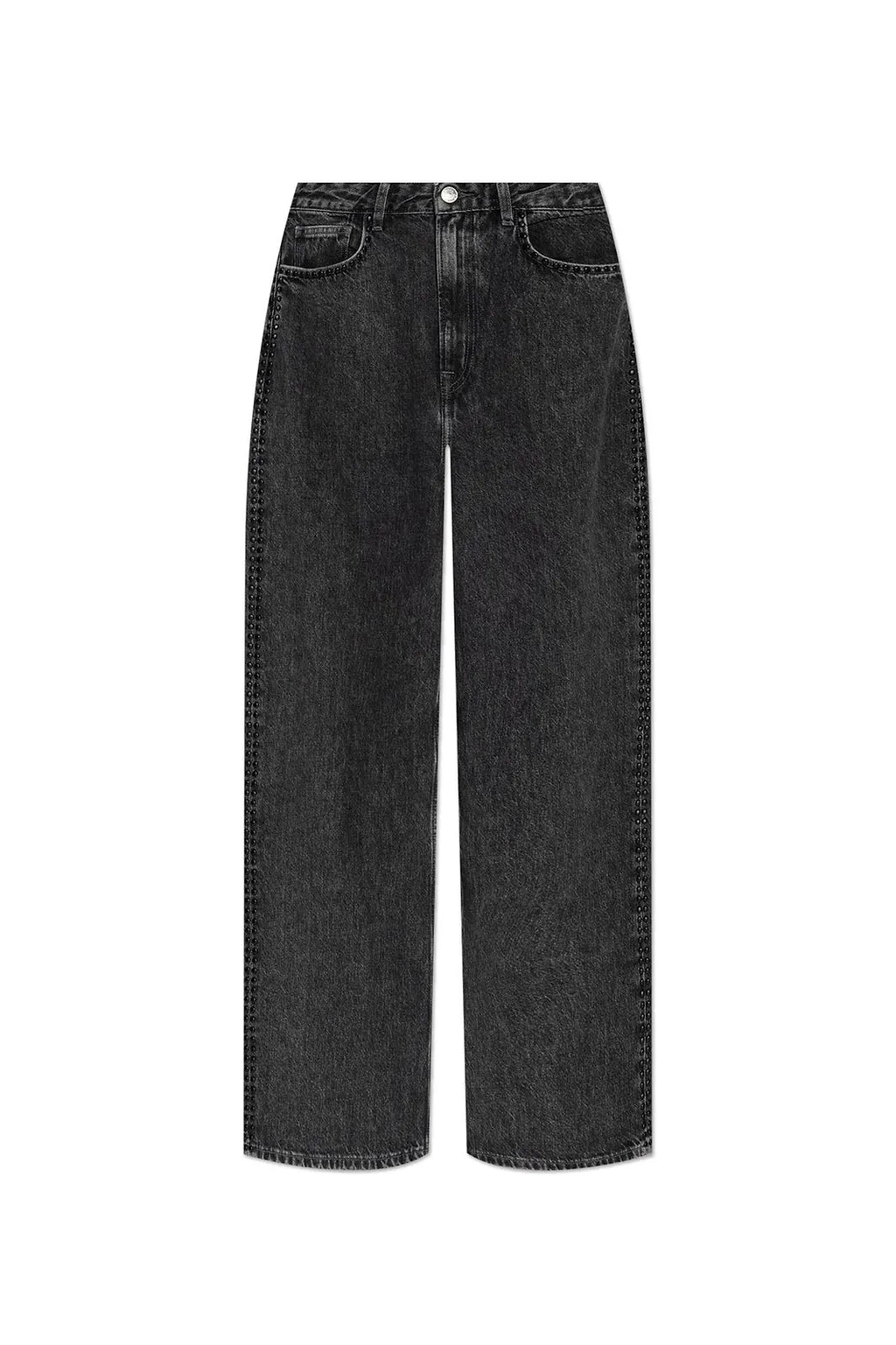 SamsØE SamsØE Sashelly Studded Wide-Leg Jeans