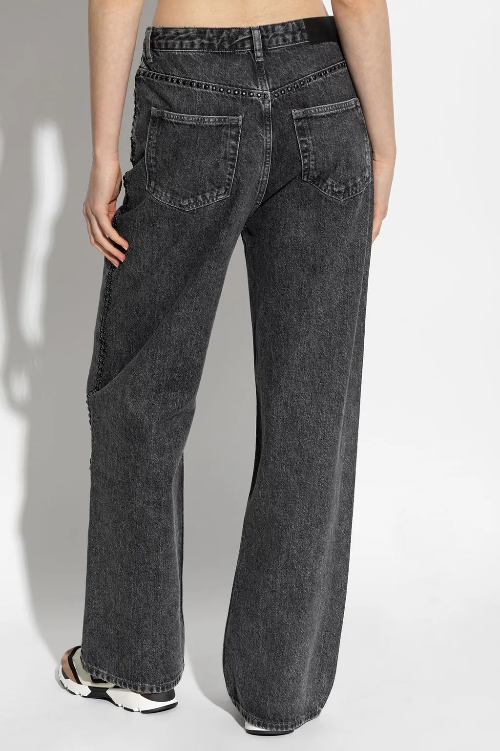 SamsØE SamsØE Sashelly Studded Wide-Leg Jeans