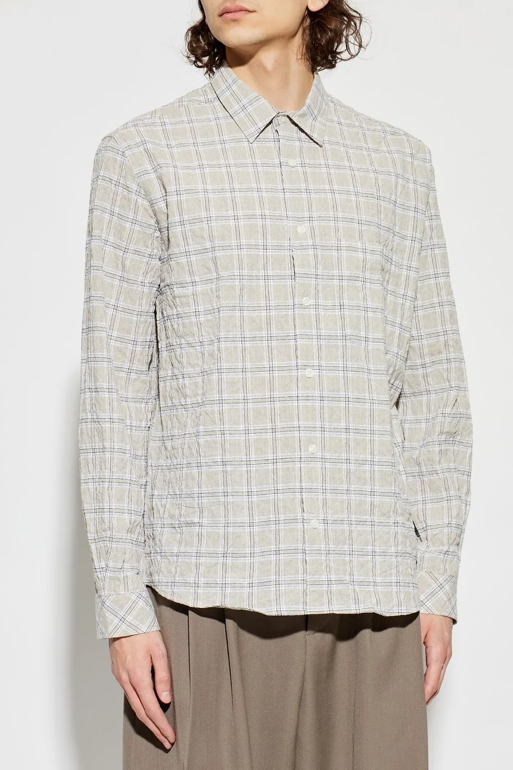 Saryan Checked Long-Sleeved Shirt