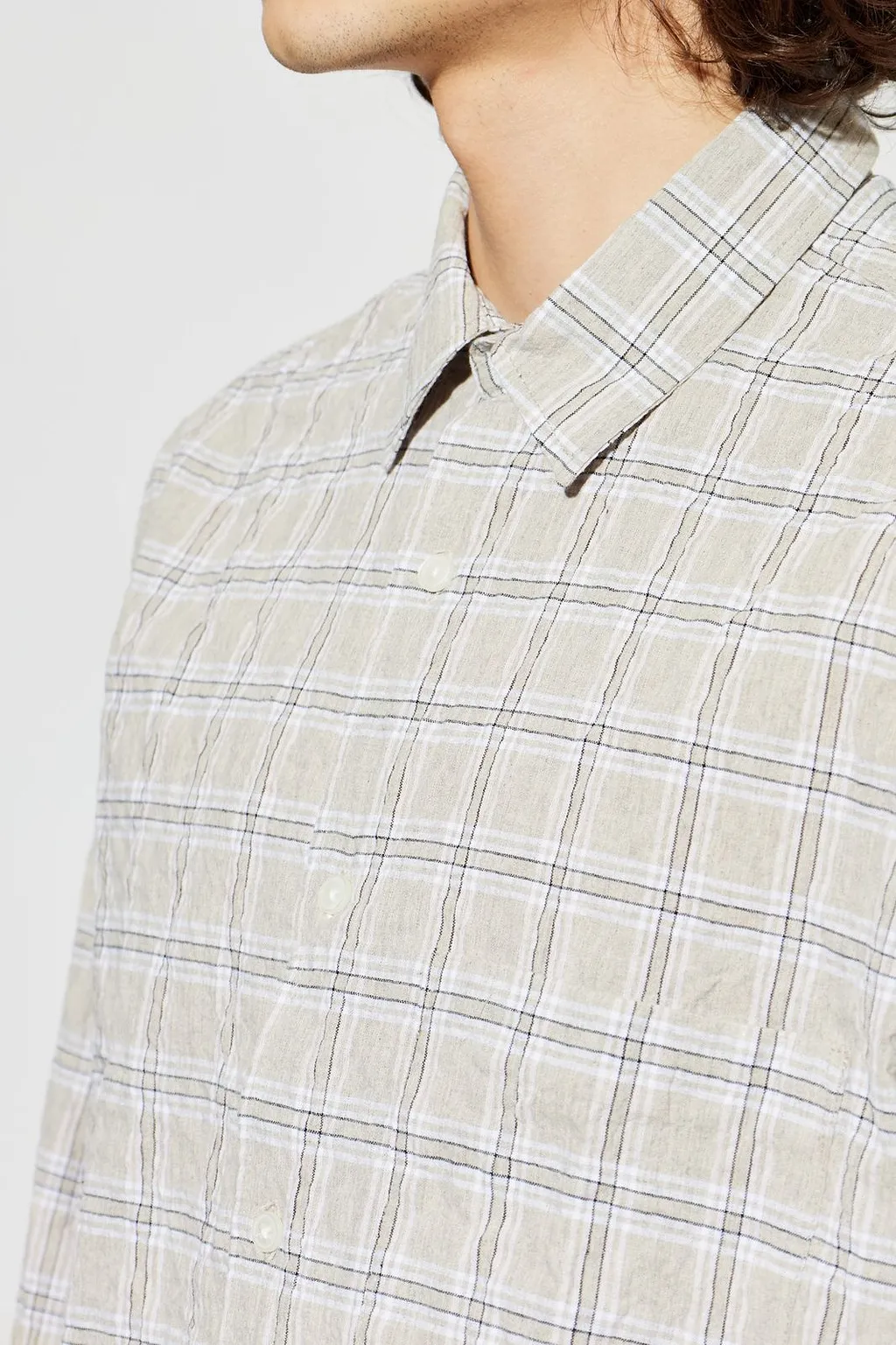 Saryan Checked Long-Sleeved Shirt