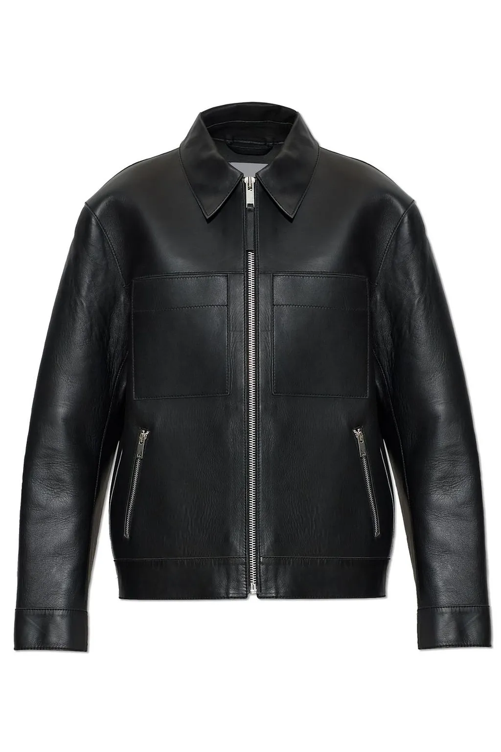 Sastevie Pocket Leather Jacket