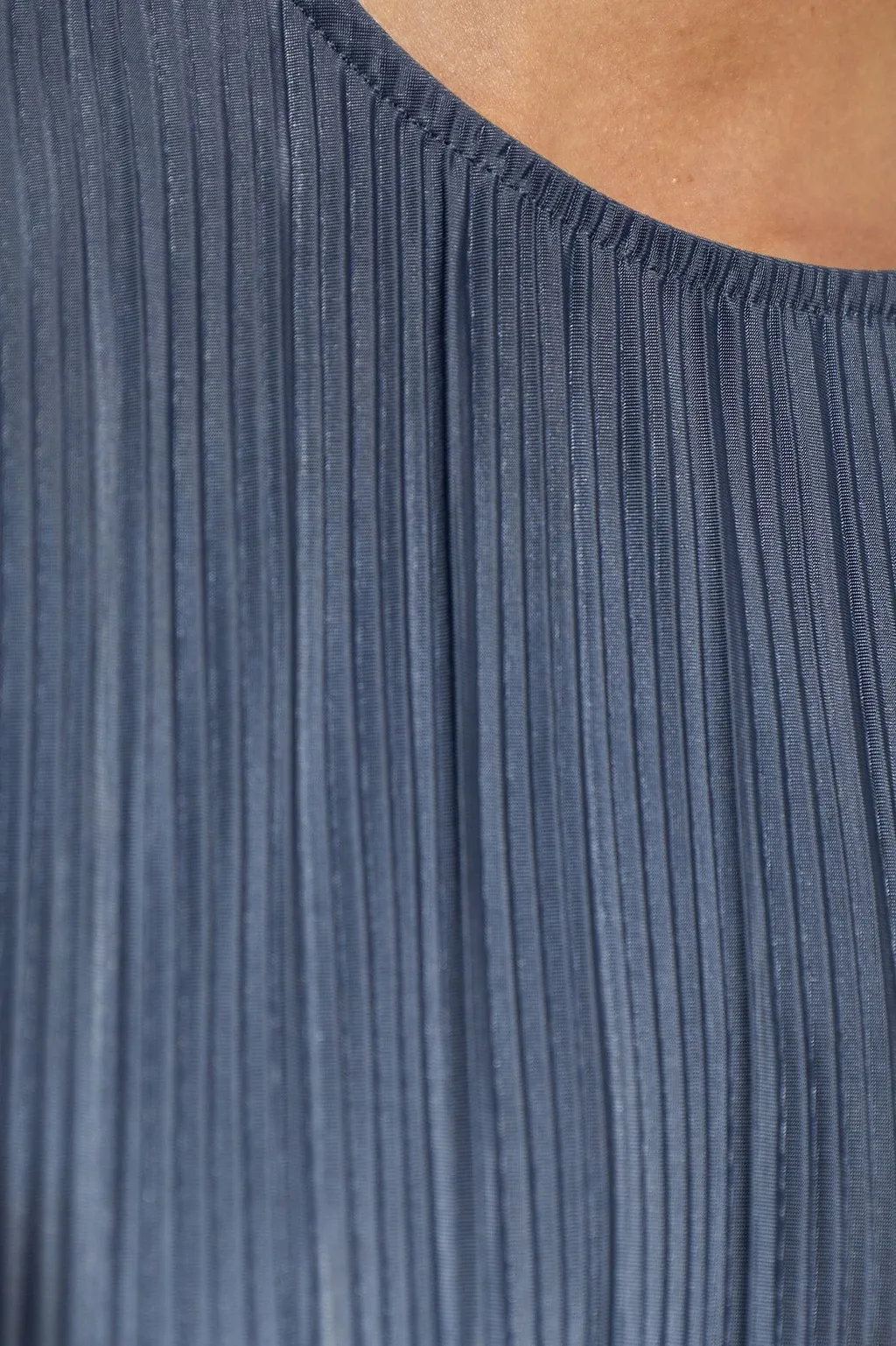 Sauma Pleated Sleeveless Top