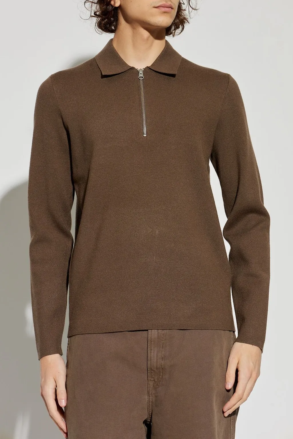 Guna Zip Polo Knitted Sweater
