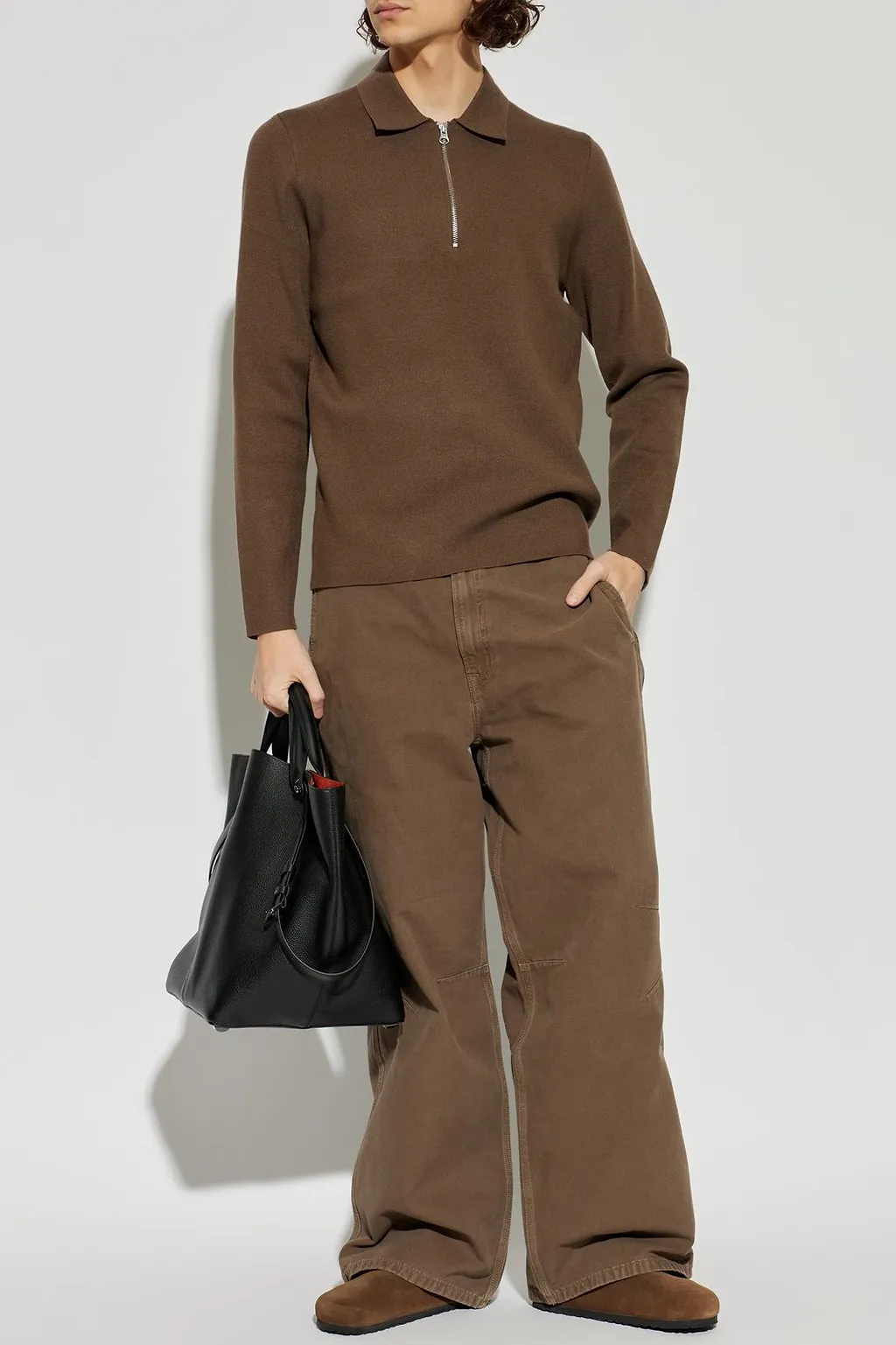 Guna Zip Polo Knitted Sweater