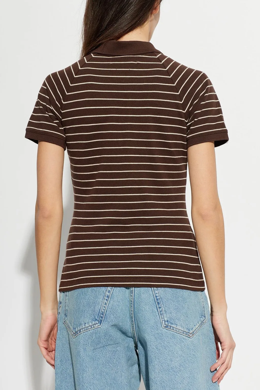 Samia Striped Polo Top
