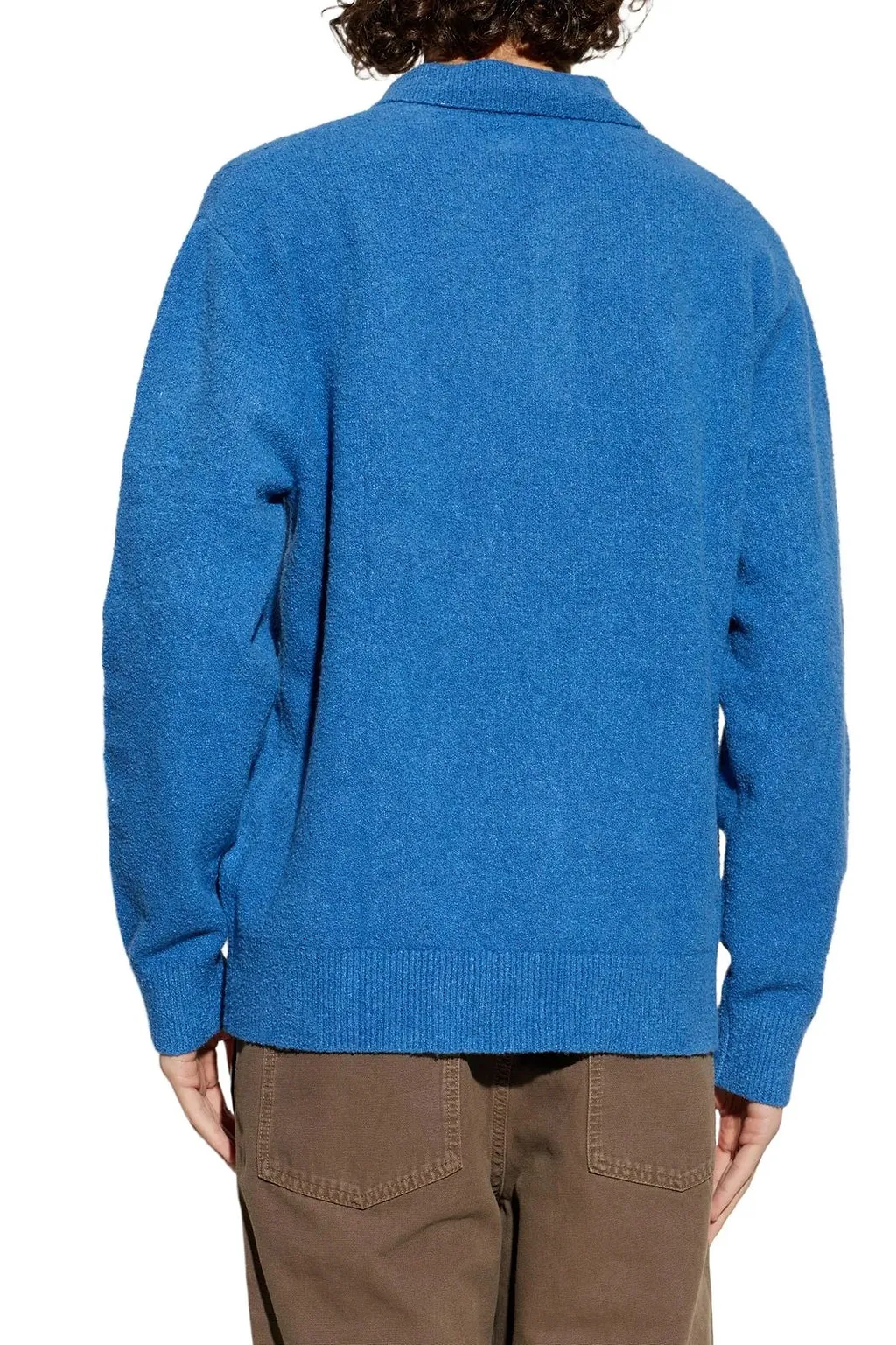 SamsØE SamsØE Sanino Polo-Collar Knitted Sweater