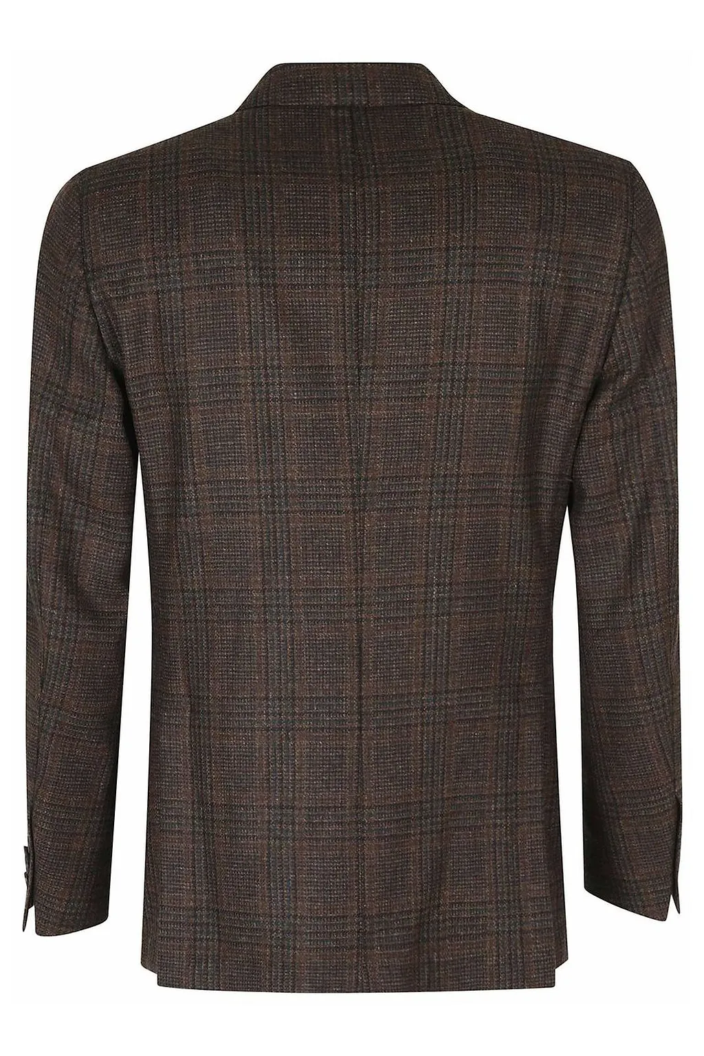 Santaniello Checked Single-Breasted Blazer