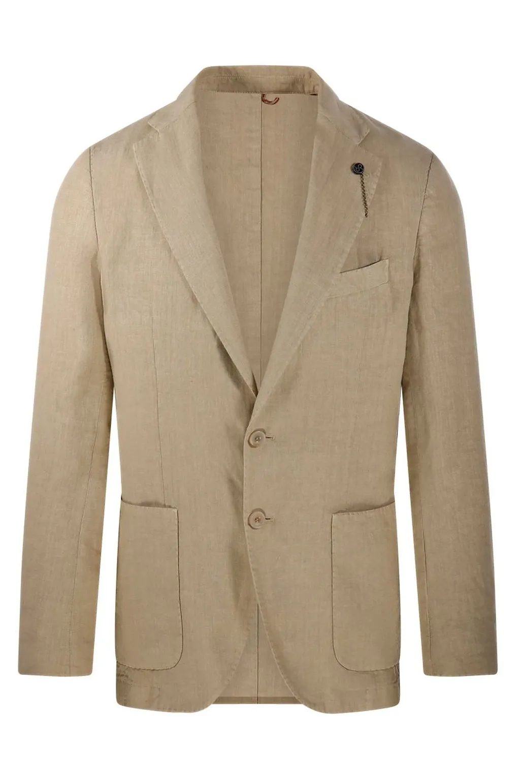 Santaniello Patch-Pocket Linen Blazer