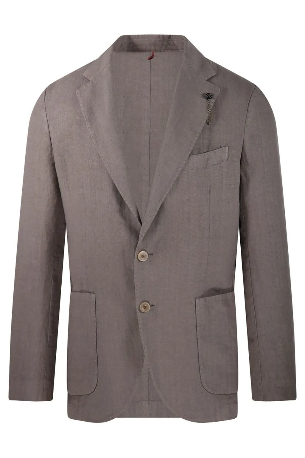 Santaniello Two-Button Linen Blazer