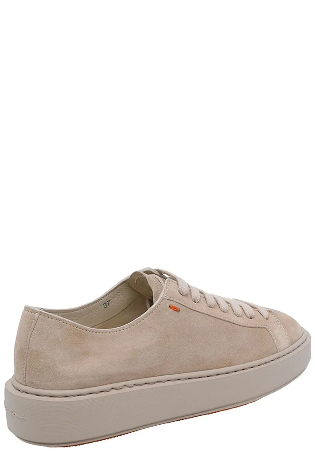 Santoni Clean Suede Low-Top Sneakers