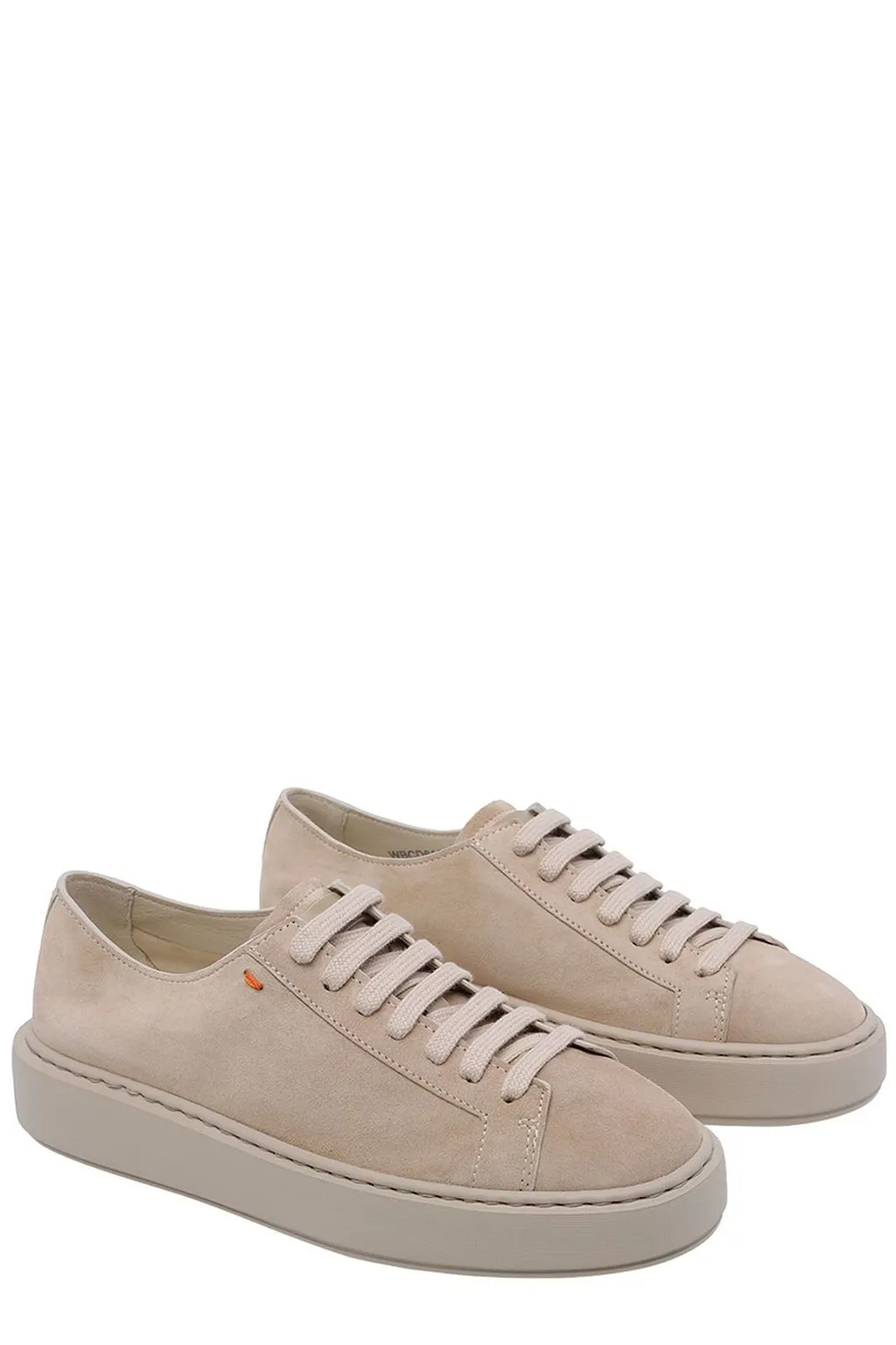Santoni Clean Suede Low-Top Sneakers