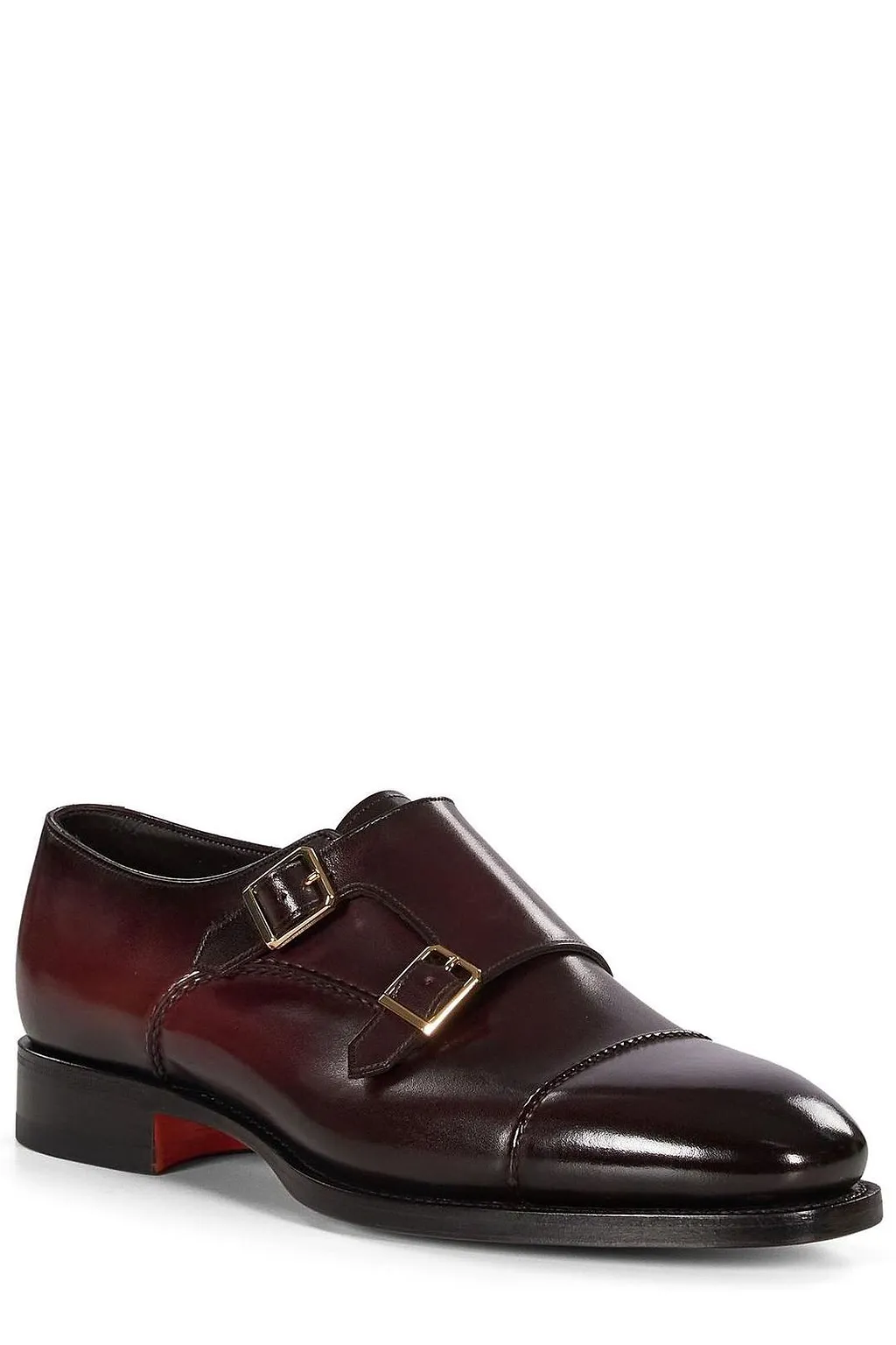 Santoni Double-Buckled Loafers