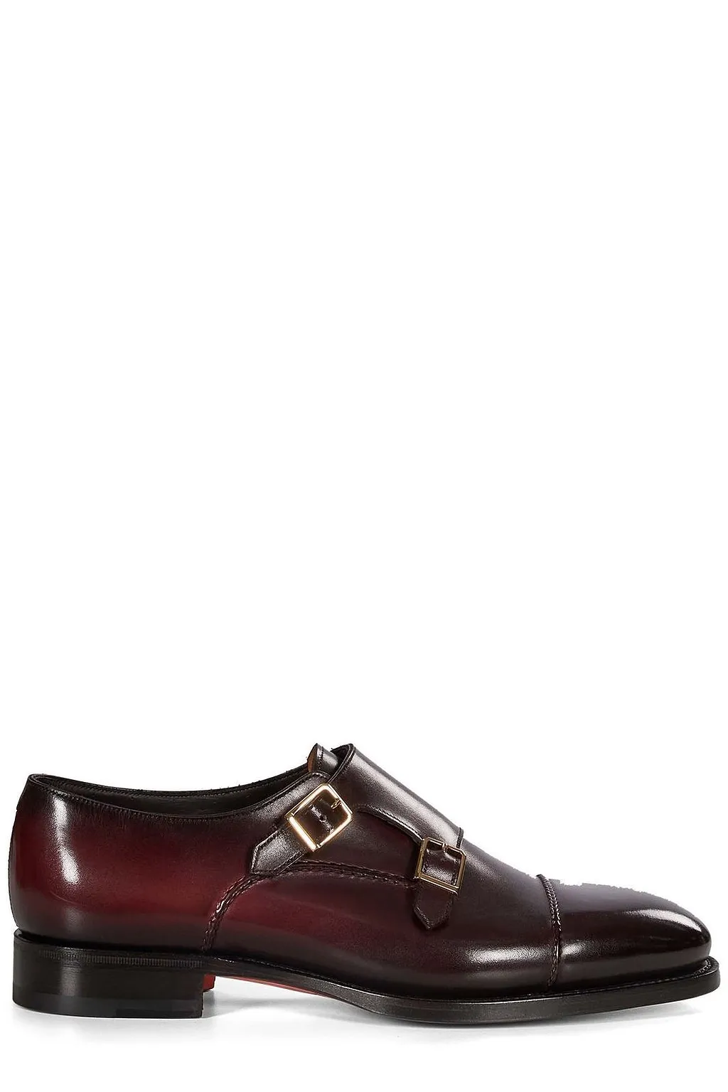 Santoni Double-Buckled Loafers