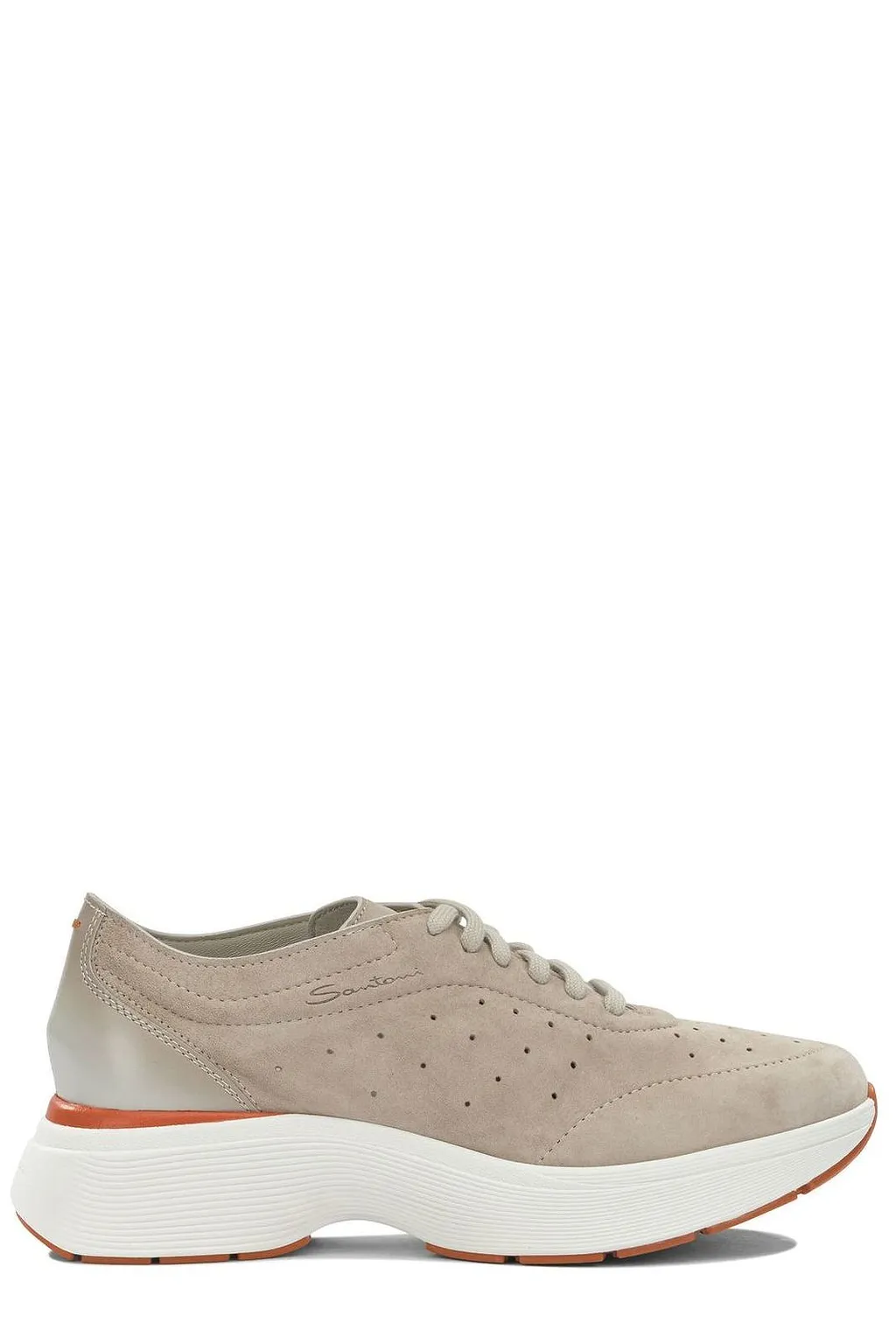 Santoni Easy Bounce Perforated Sneakers