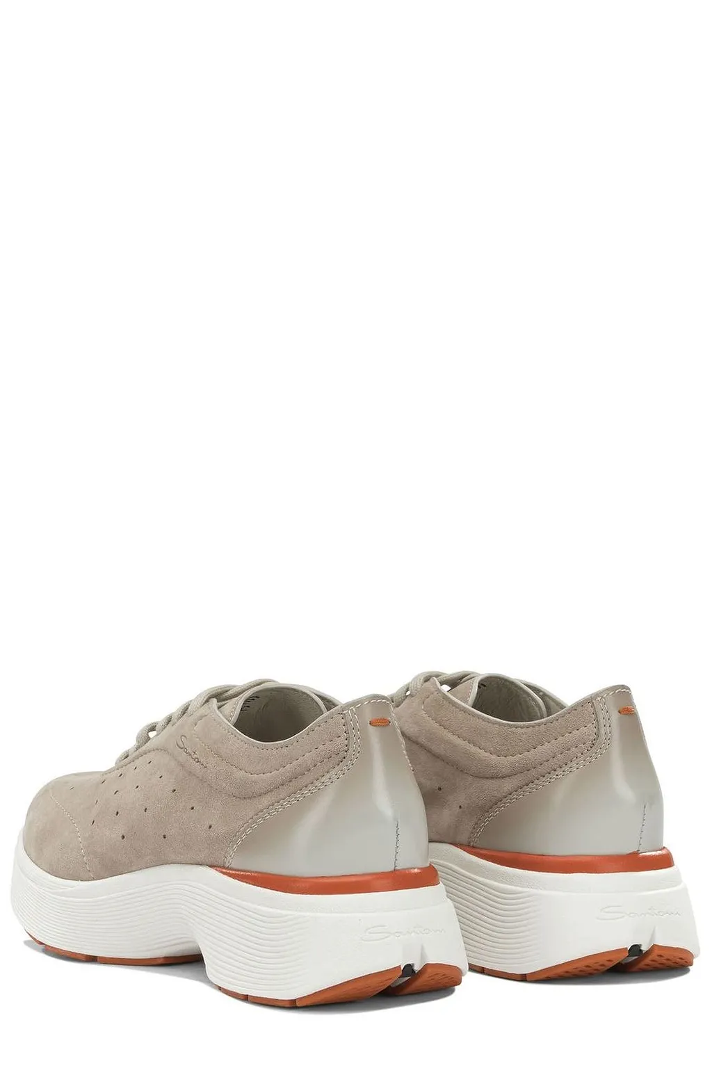 Santoni Easy Bounce Perforated Sneakers