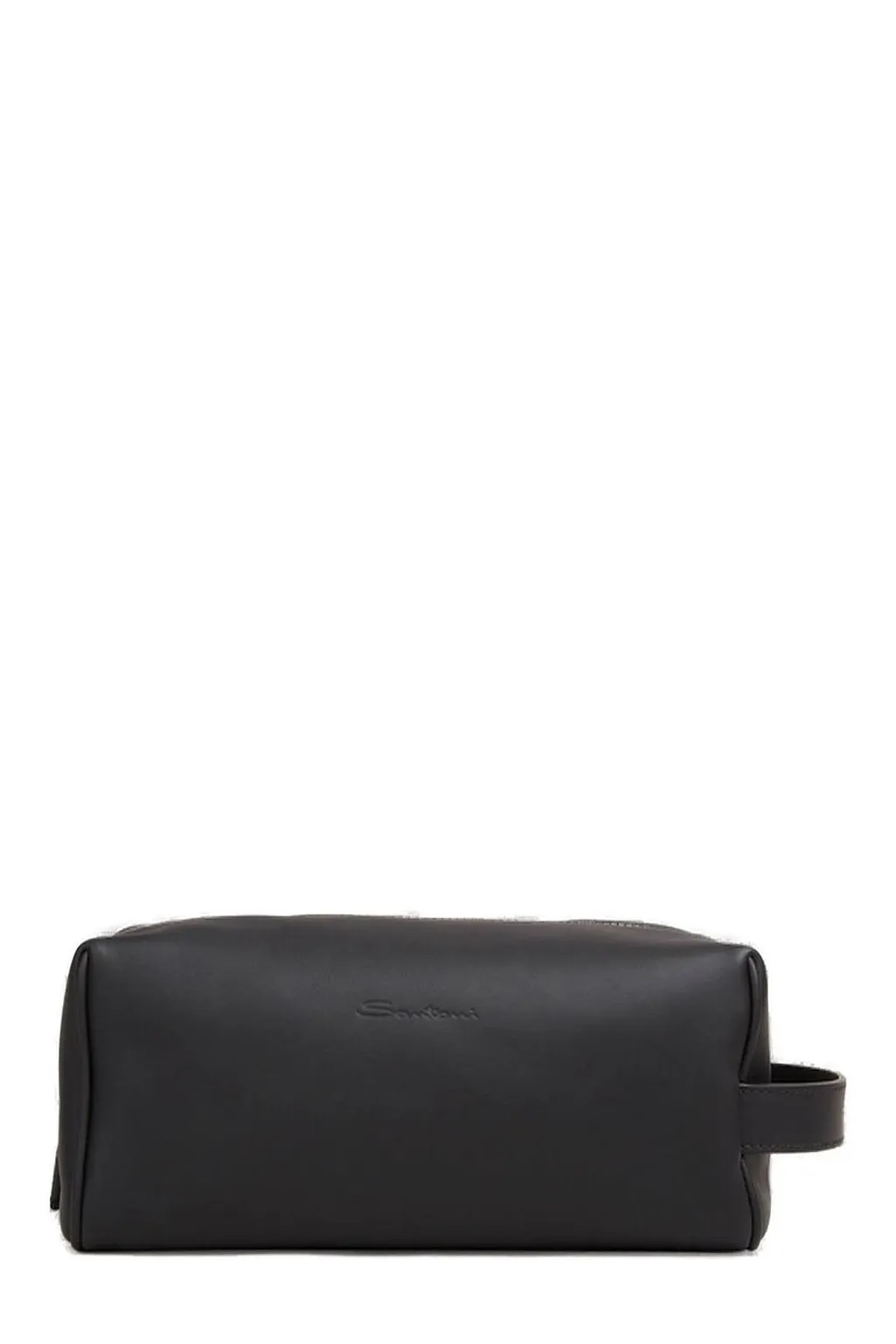 Santoni Leather Pouch Bag