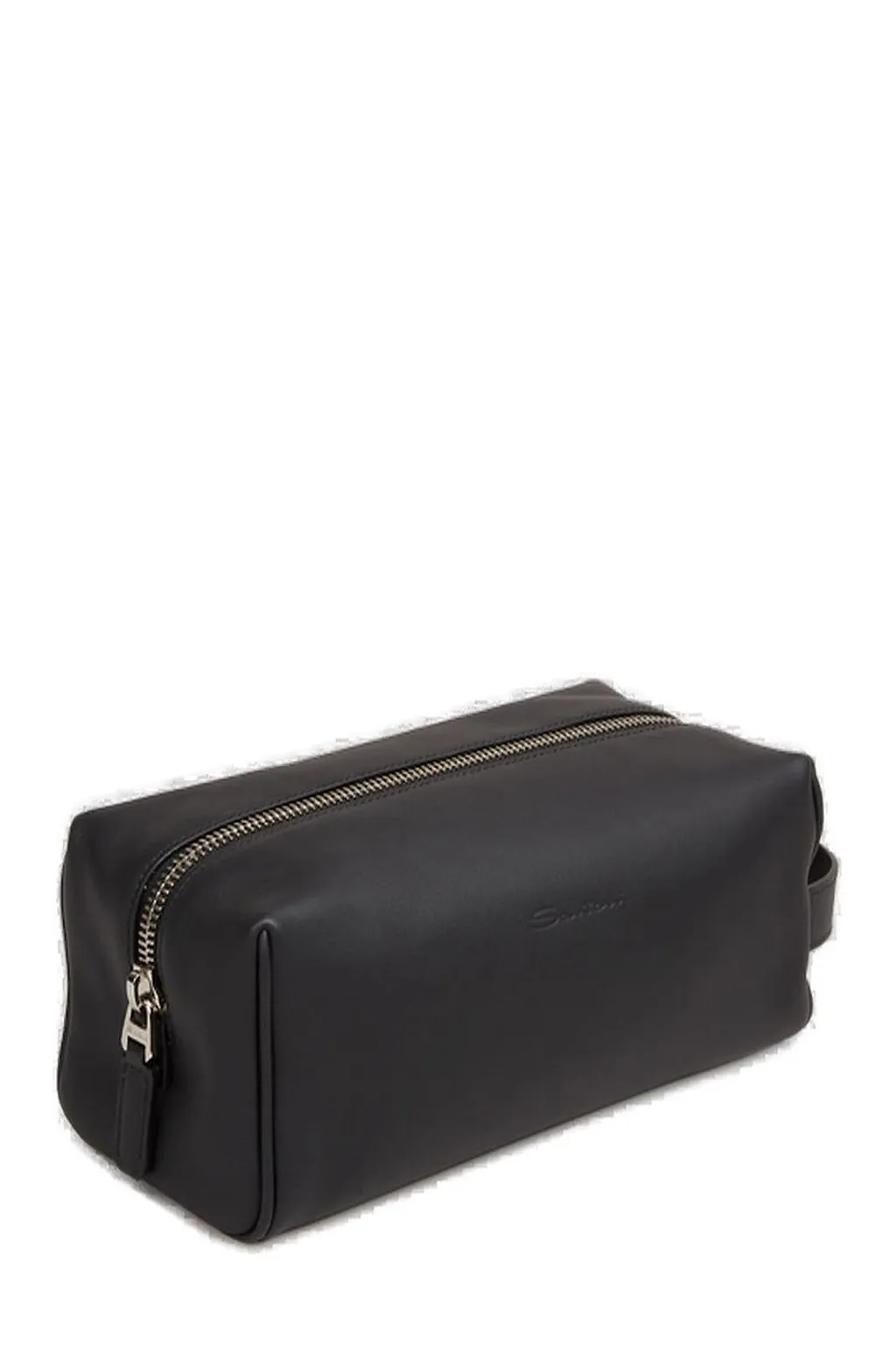 Santoni Leather Pouch Bag