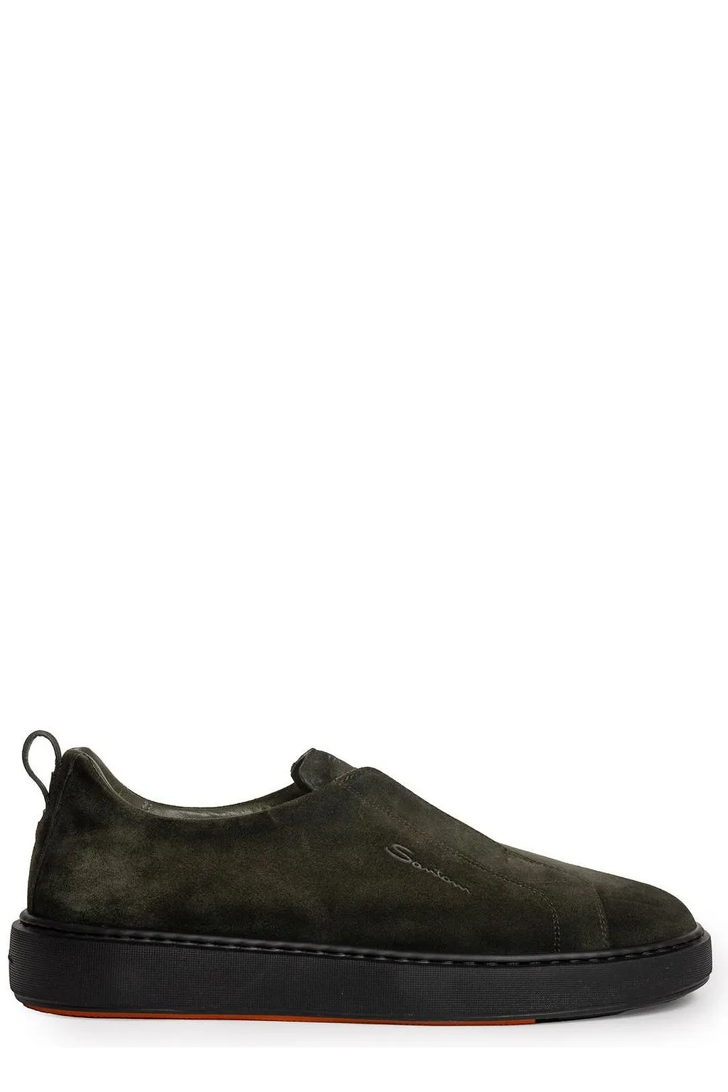 Santoni Logo Stamp Slip-On Sneakers