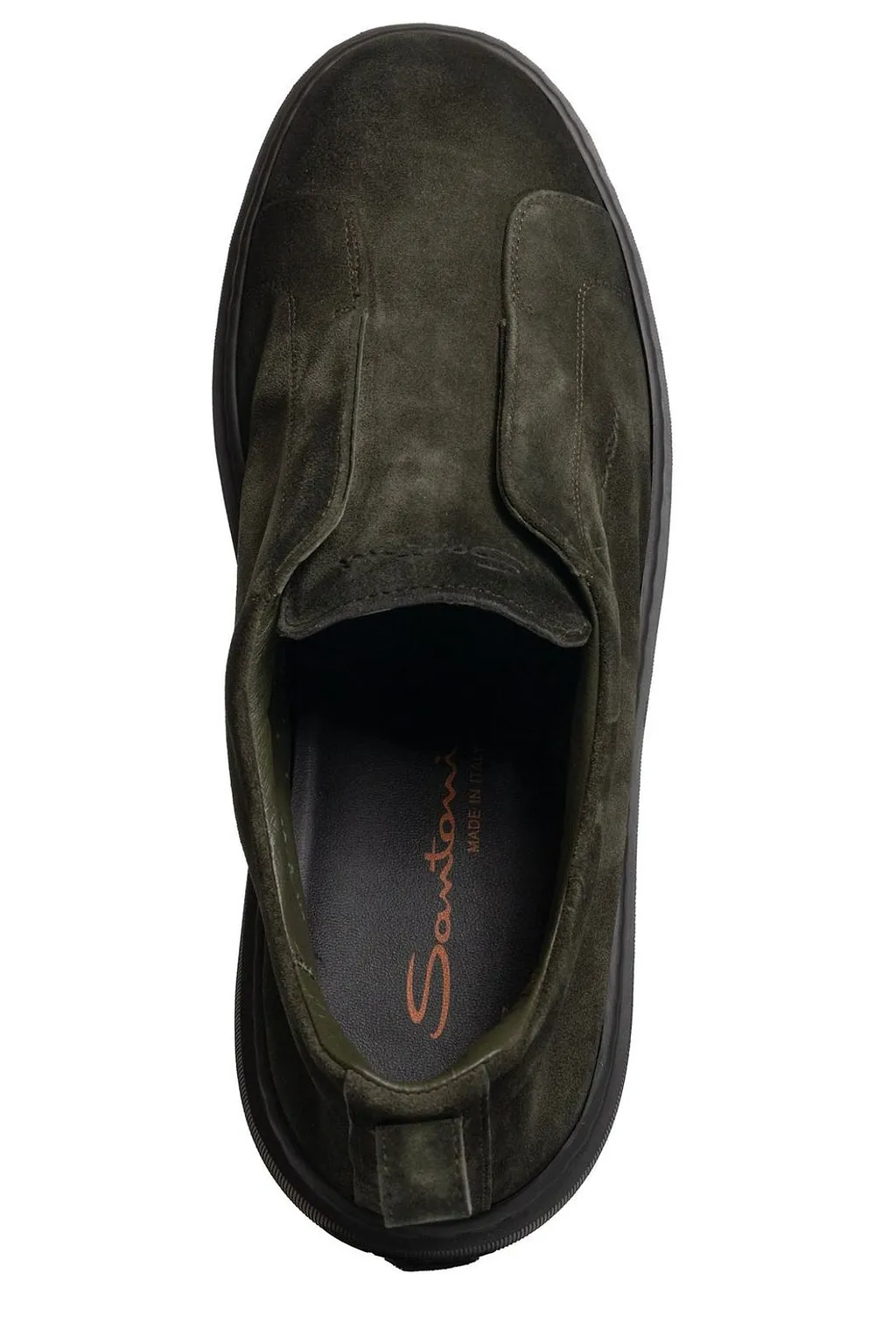 Santoni Logo Stamp Slip-On Sneakers