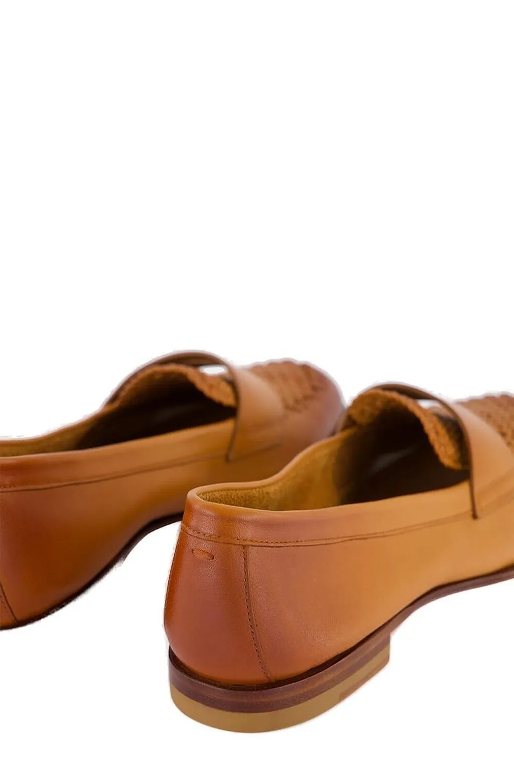 Santoni Logo Printed Loafers