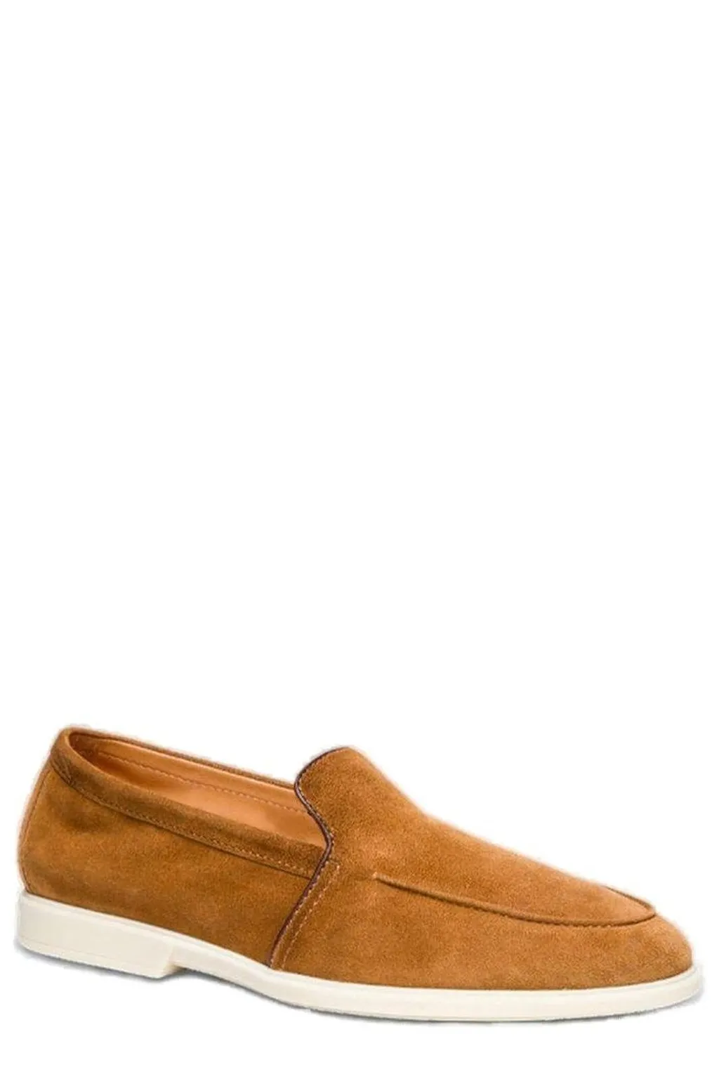 Santoni Malibu Almond Toe Loafers