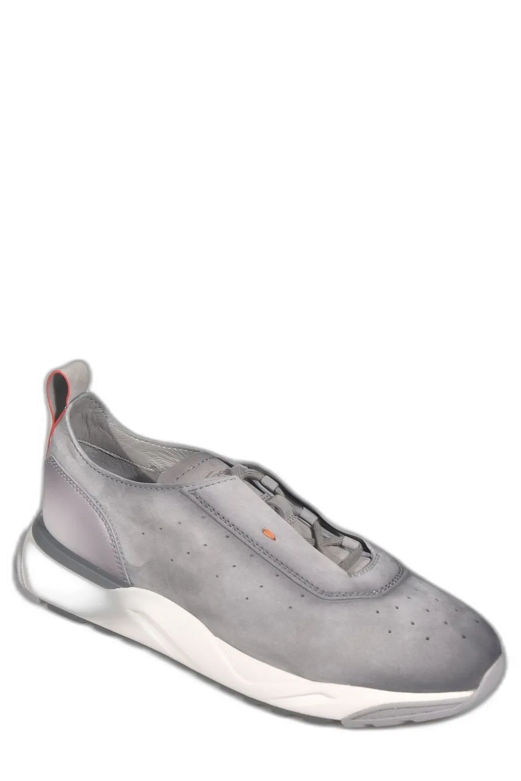 Santoni Perforated Slip-On Sneakers