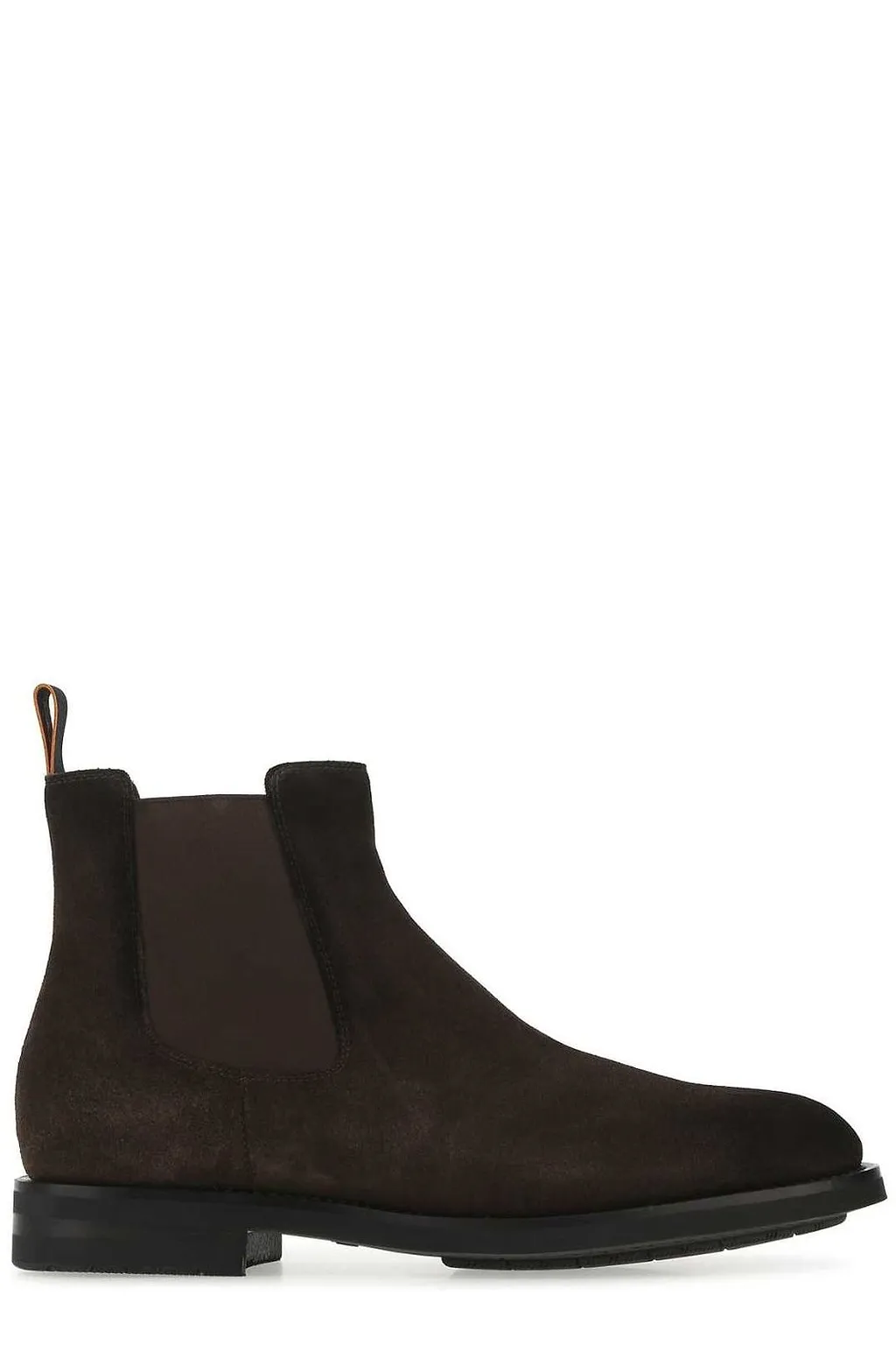 Santoni Round Toe Chelsea Boots