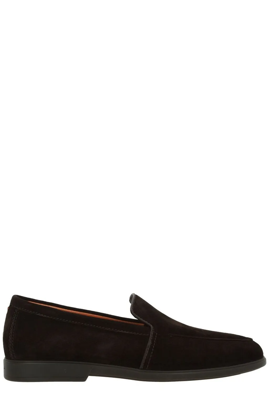 Santoni Round Toe Loafers