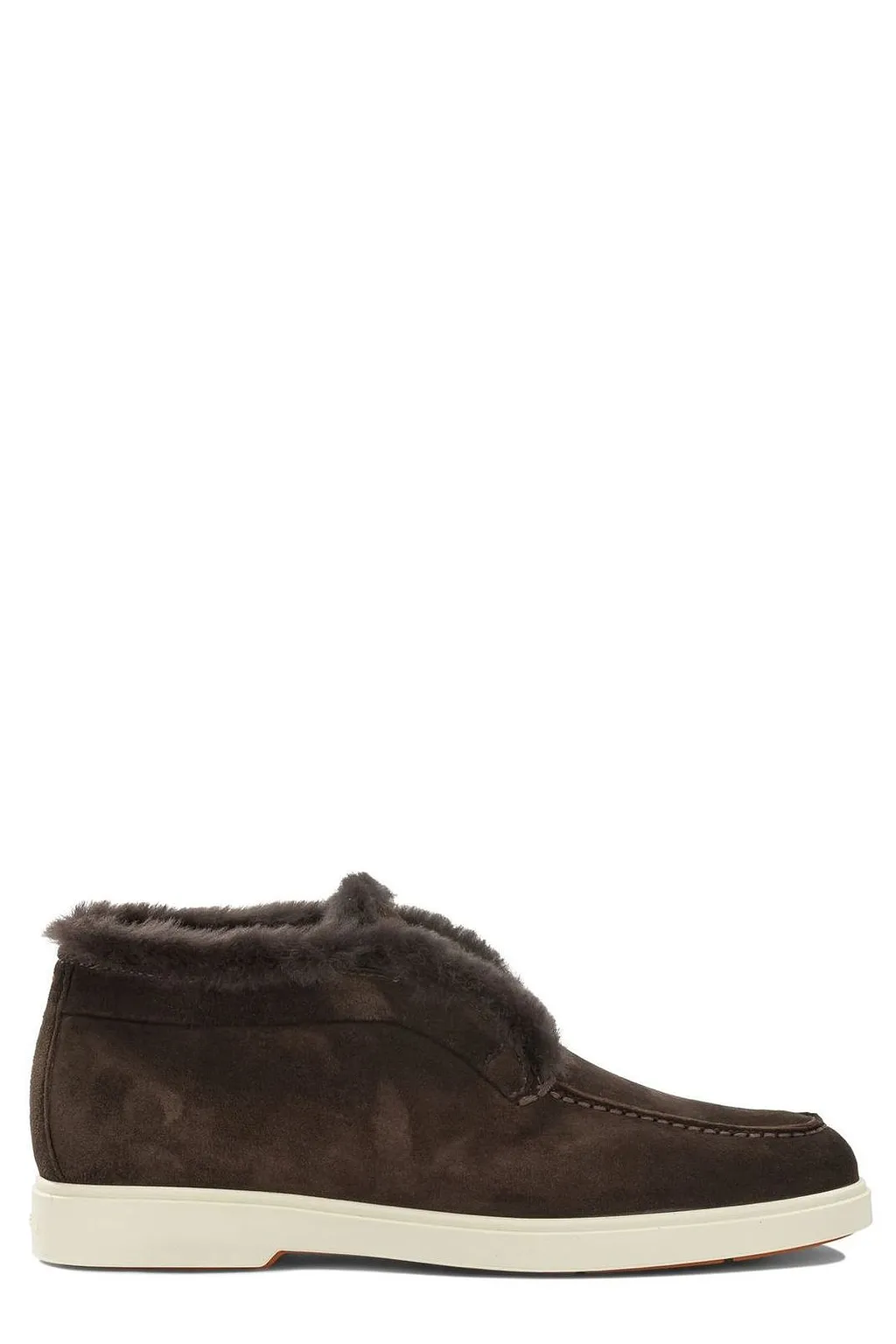 Santoni Shearling Desert Boots