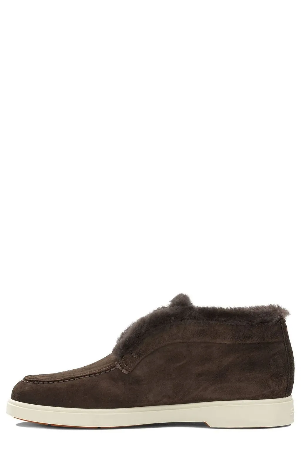 Santoni Shearling Desert Boots