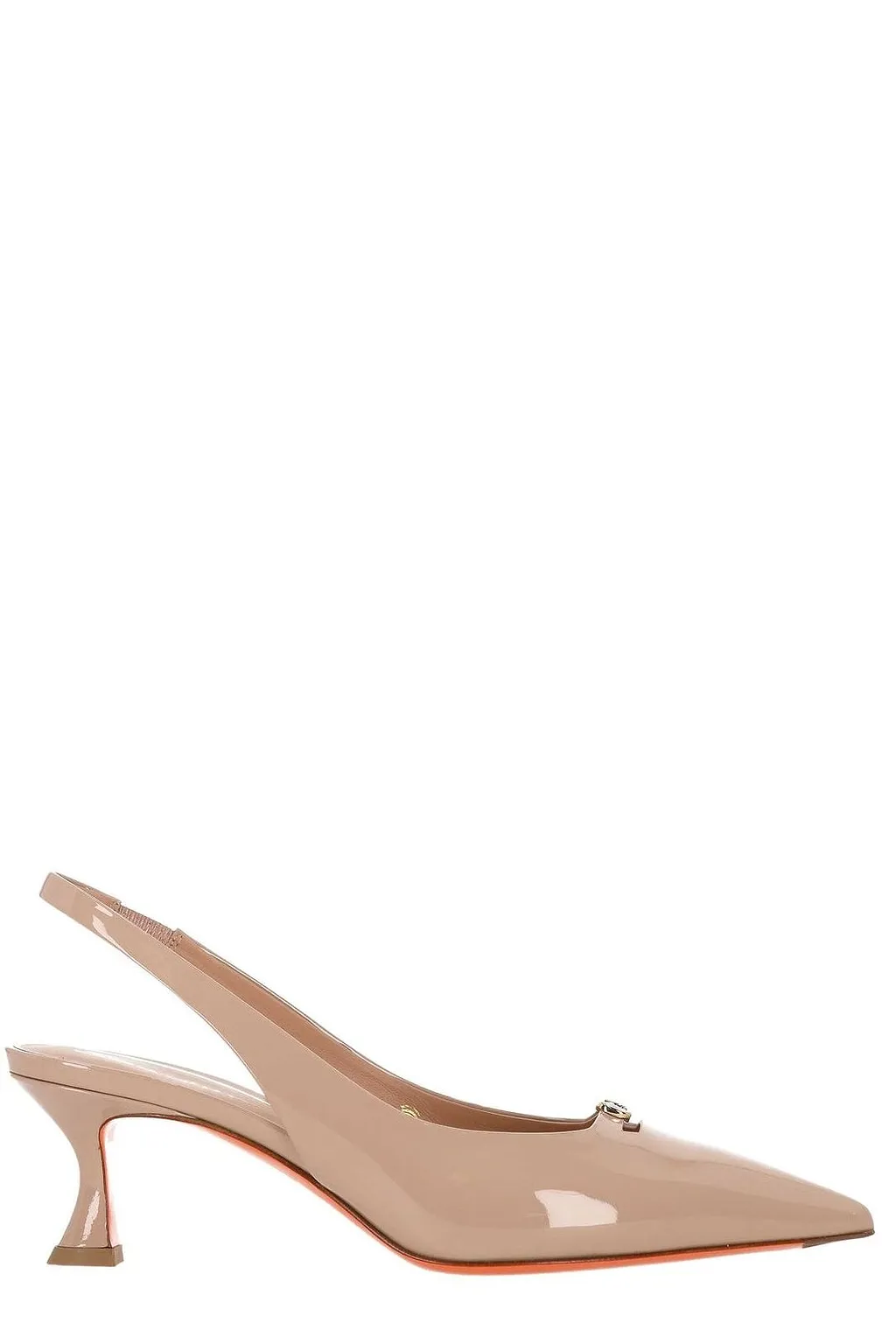 Santoni Slingback Kitten Heeled Pumps