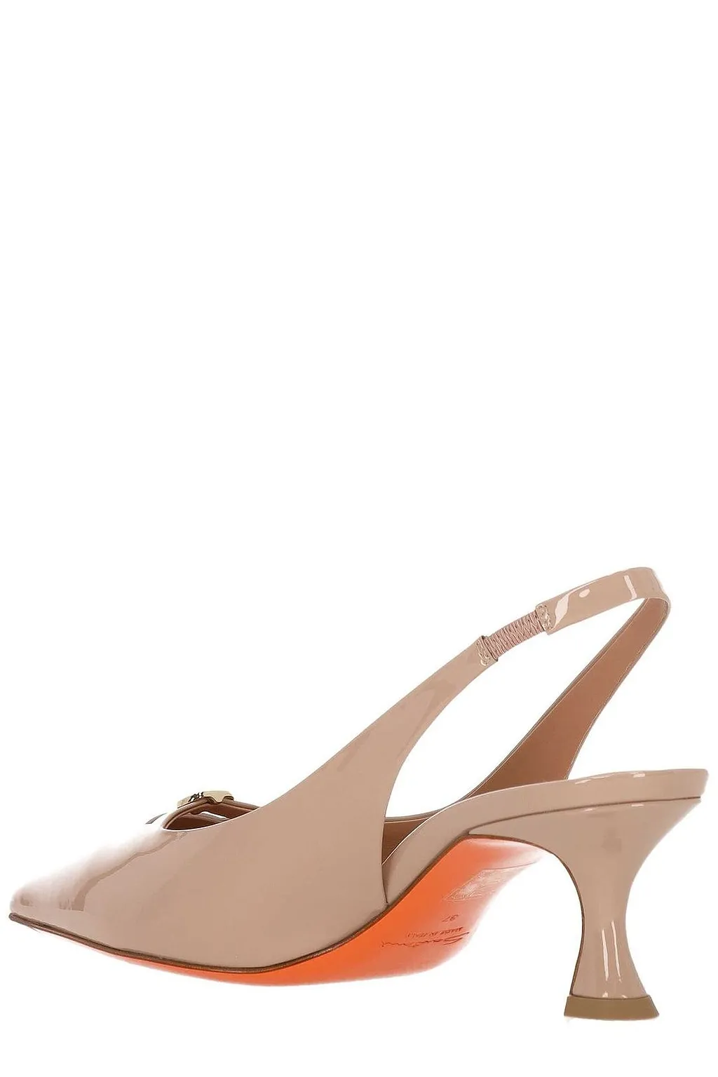 Santoni Slingback Kitten Heeled Pumps