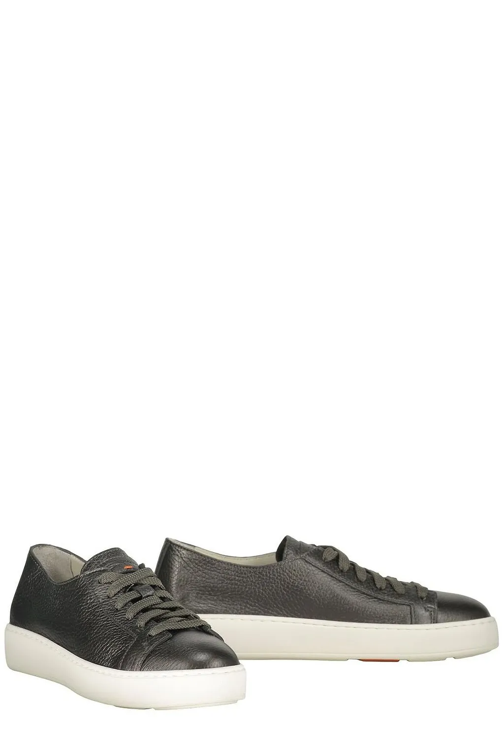 Santoni Textured Low-Top Sneakers