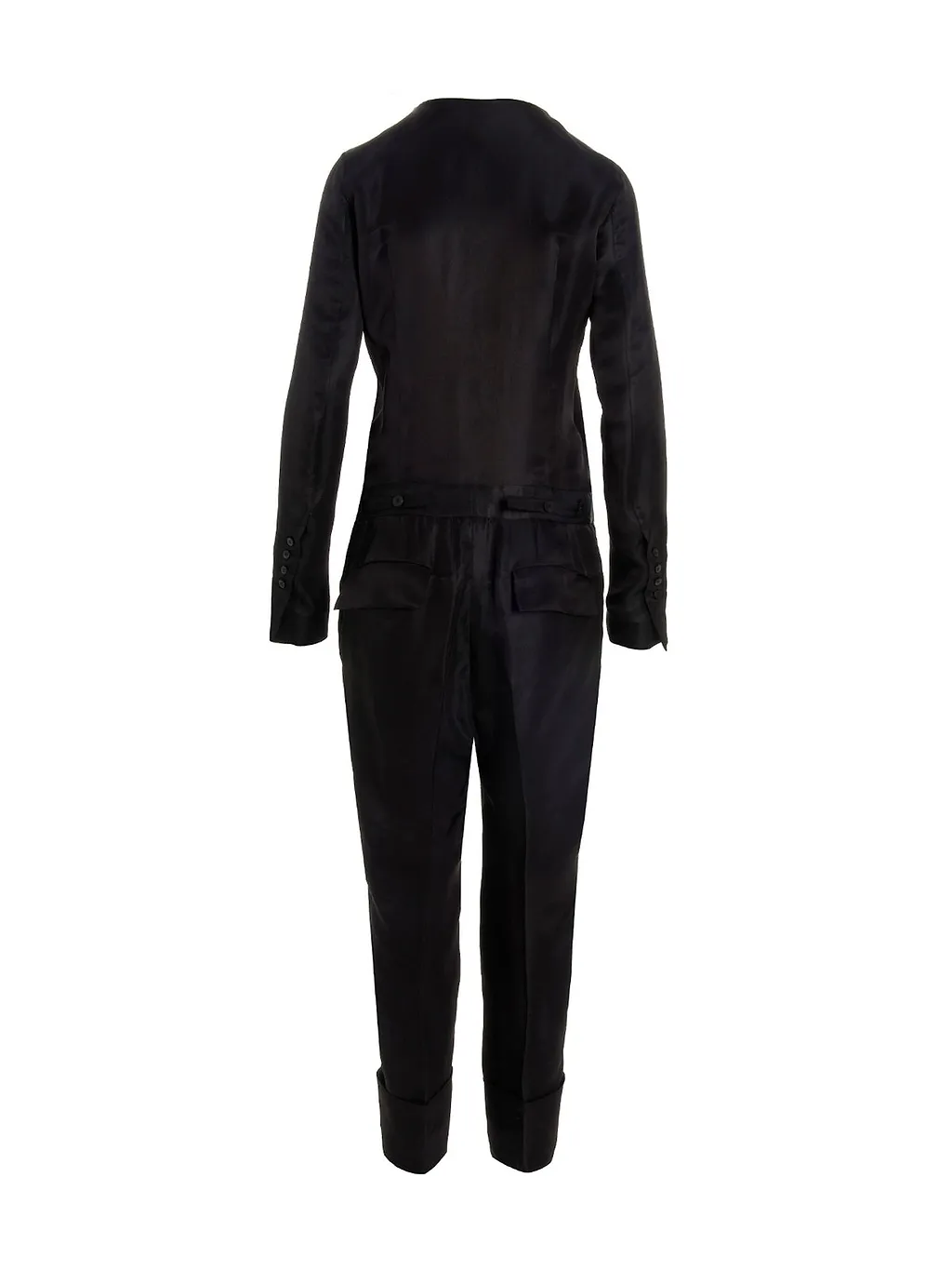 Sapio Cropped Leg Satin Bodysuit