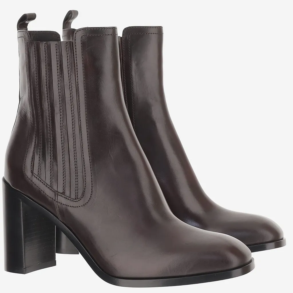 Block Heel Ankle Boots