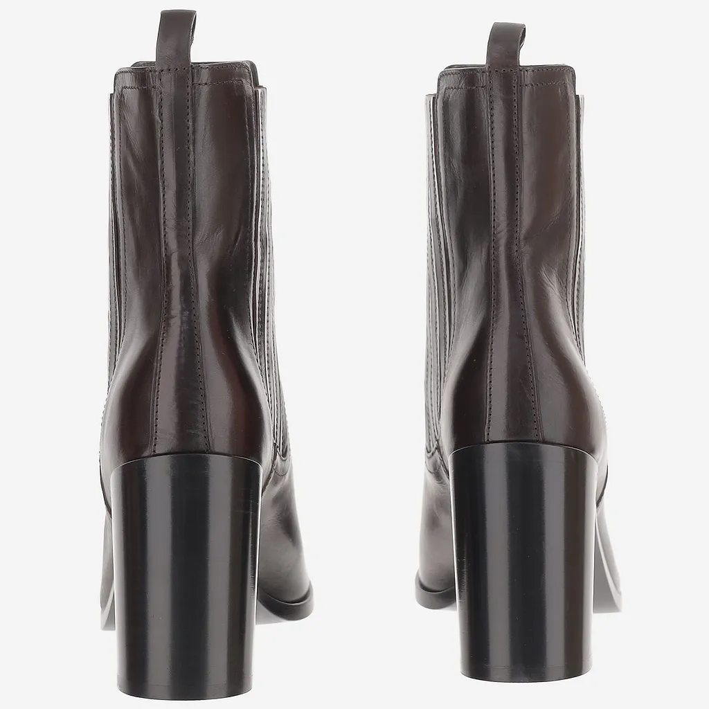 Block Heel Ankle Boots