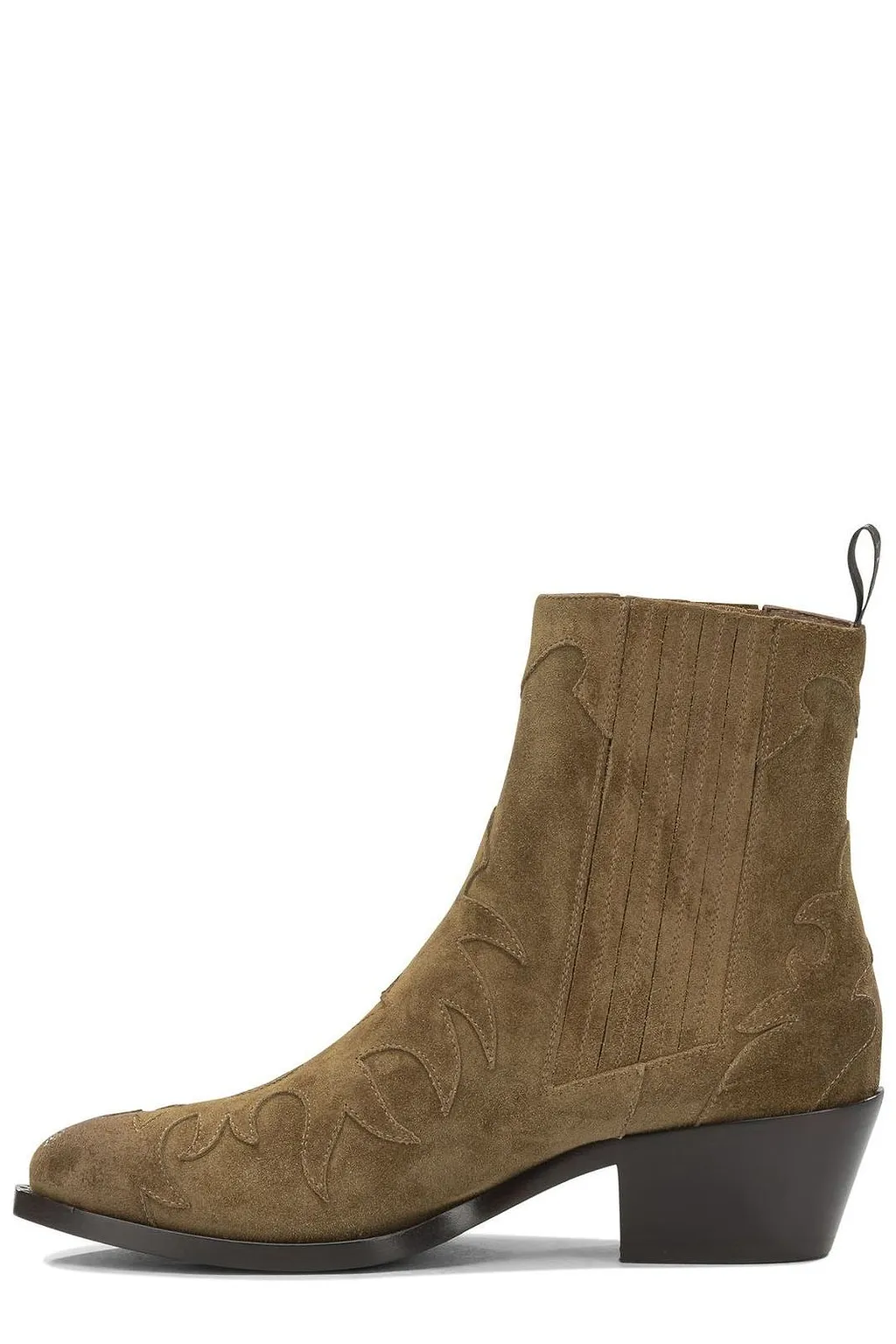 Sartore Velour 45 Cowboy Ankle Boots
