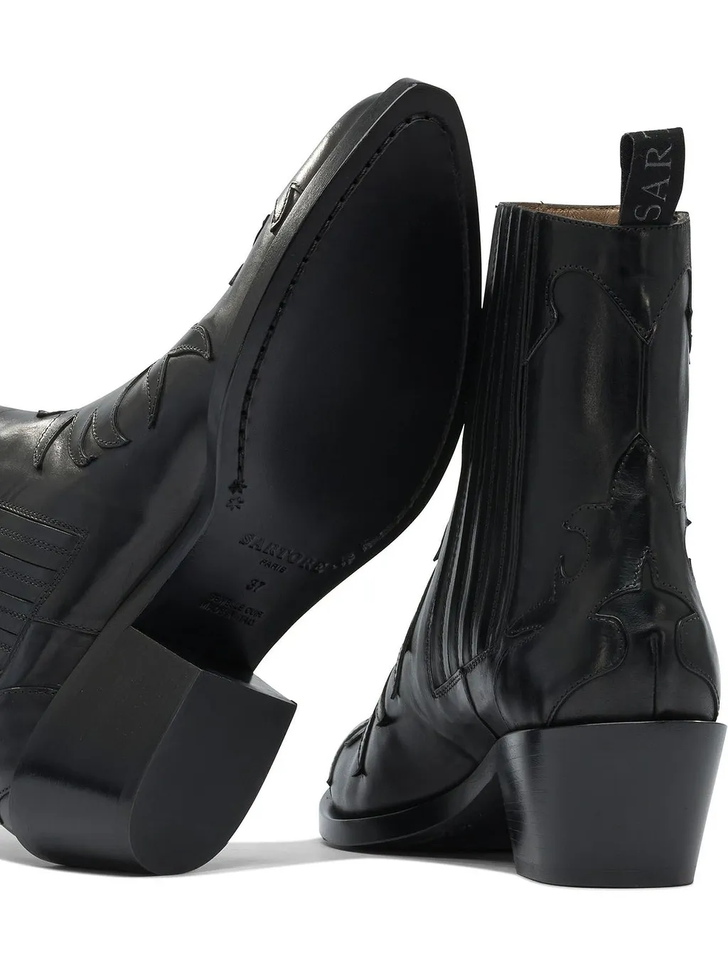 Sartore Embossed Ankle Boots