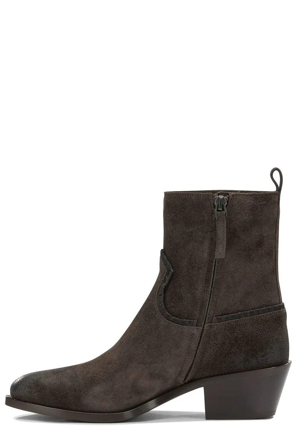 Sartore Velour 45Mm Zipped Ankle Boots