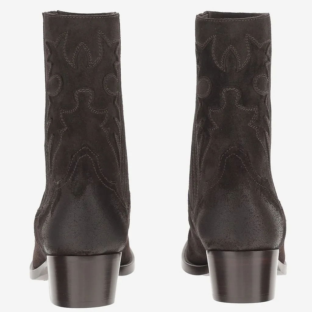 Sartore Western Stitch Ankle Boots