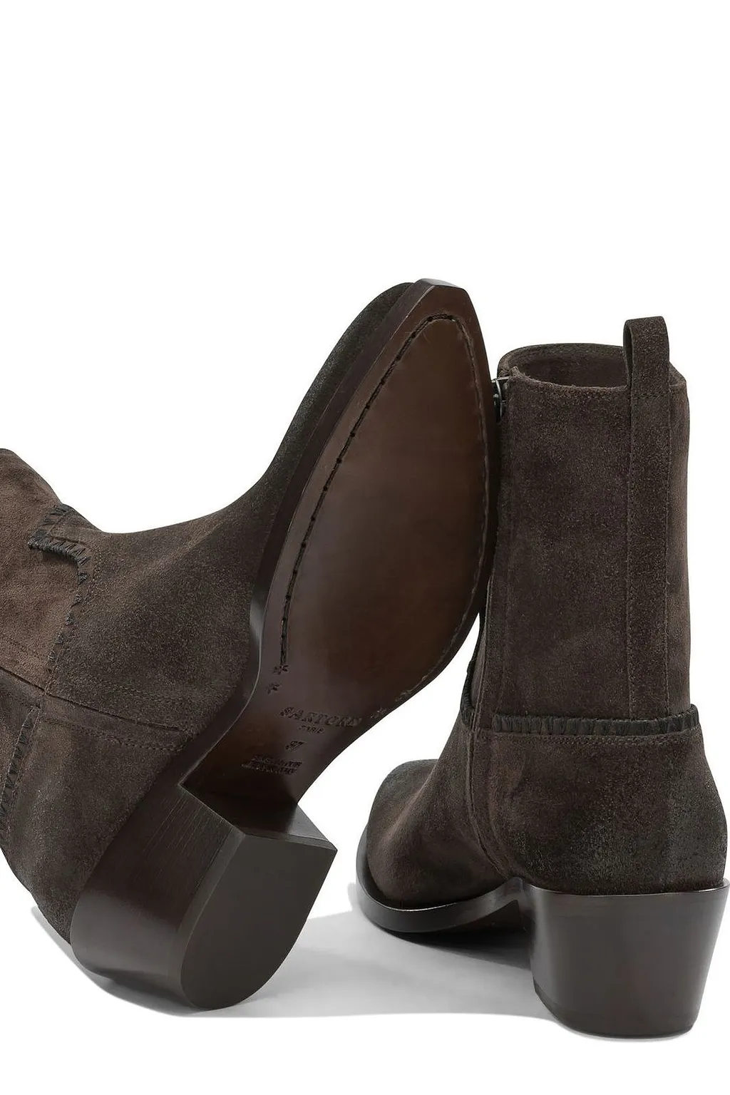 Sartore Velour 45Mm Zipped Ankle Boots