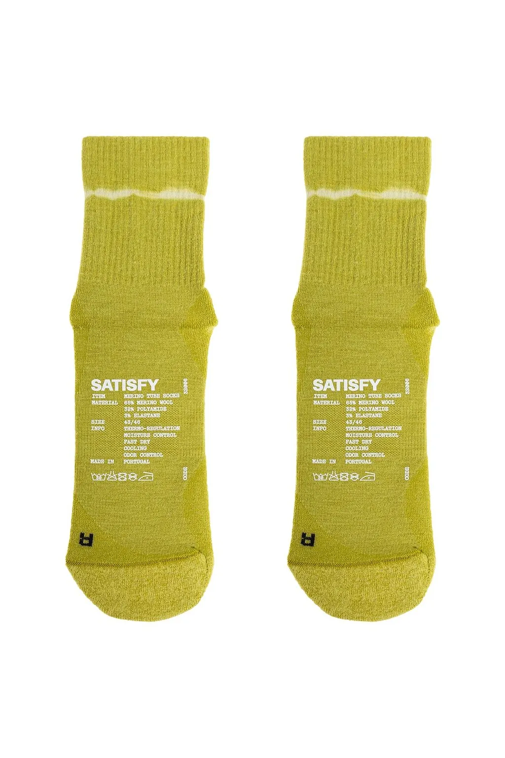 Satisfy Logo Crew Socks