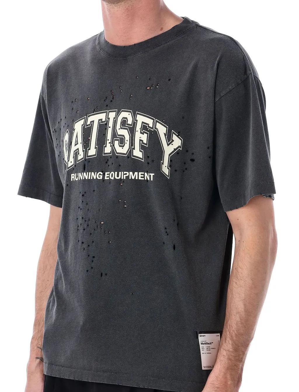Satisfy Mothtech Distressed Logo T-Shirt