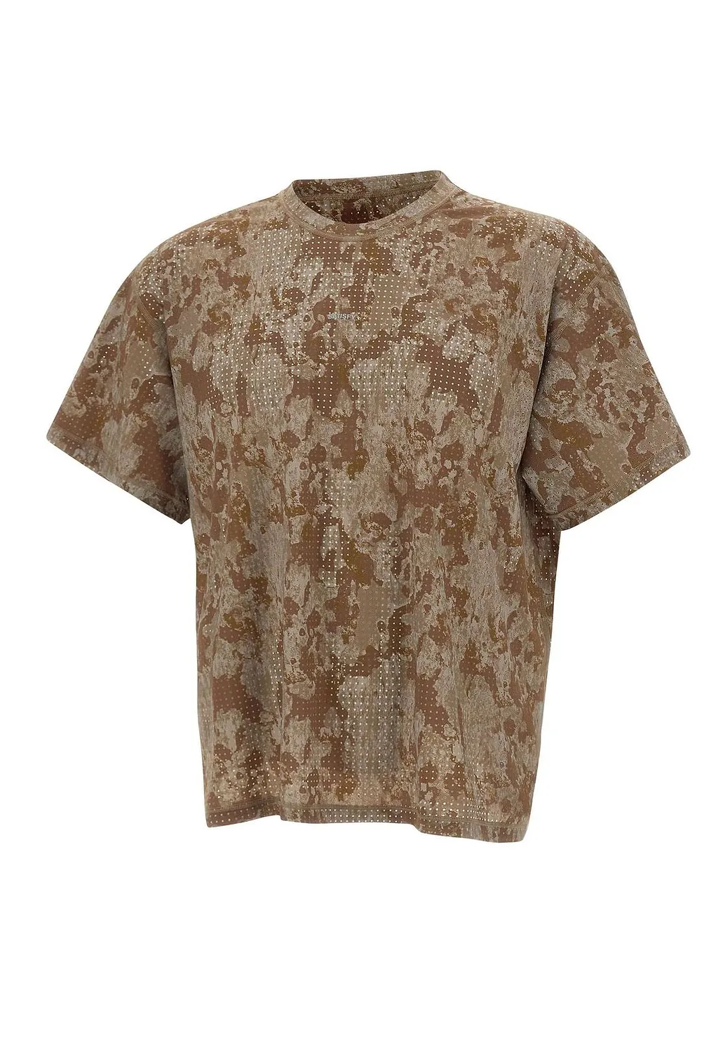 Satisfy Space O Perforated Camouflage Performance Top