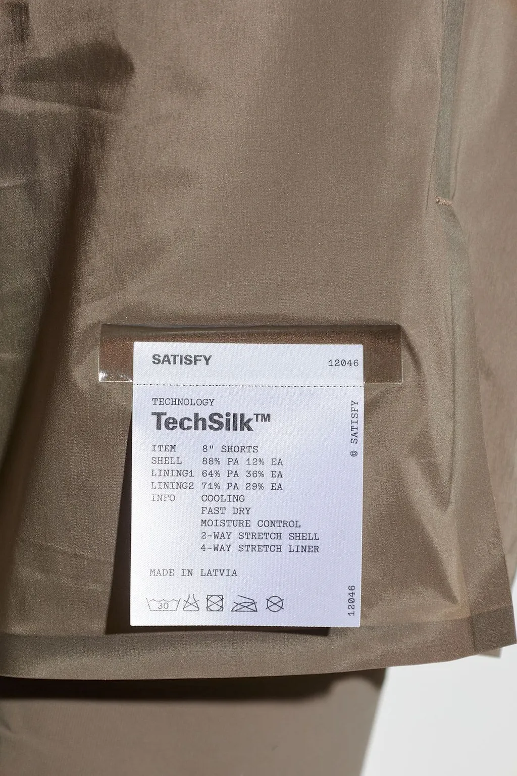Satisfy Techsilk 8 Performance Shorts