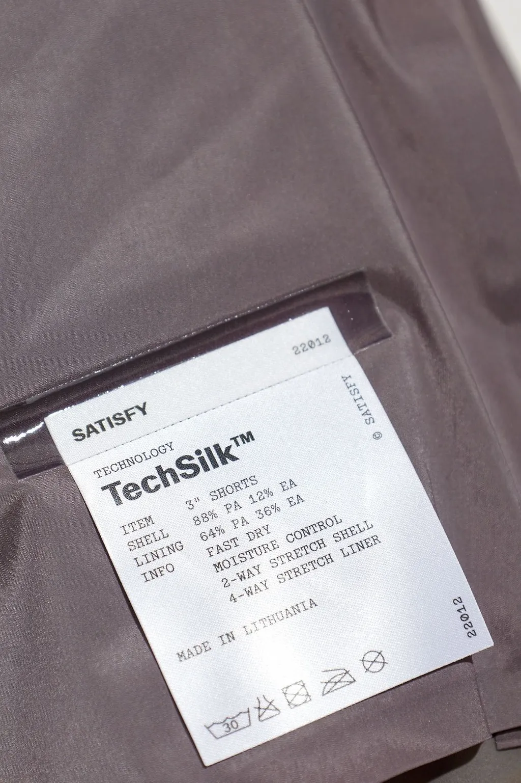 Satisfy Techsilk 3 Running Performance Shorts