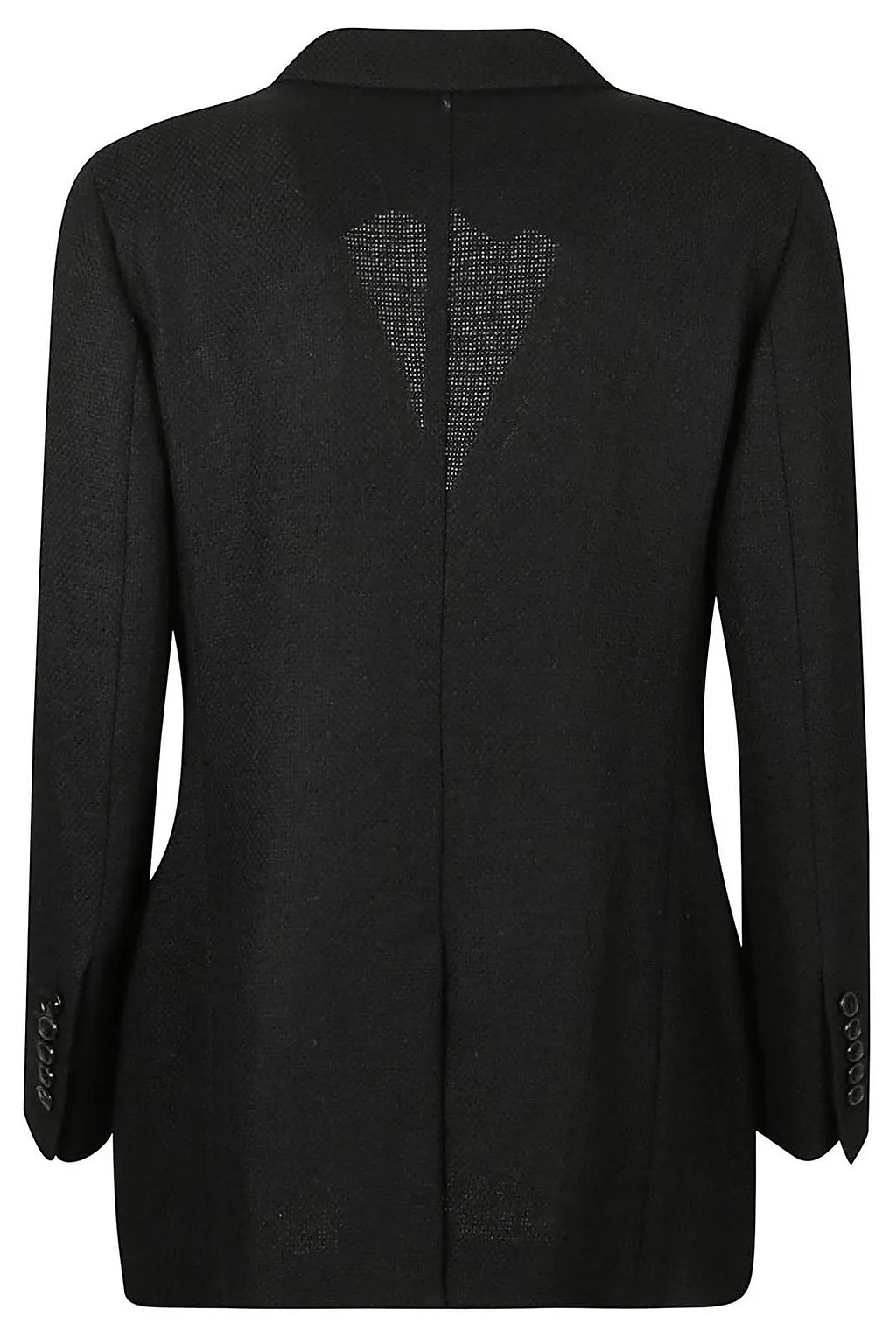 Saulina Anita Textured Double-Breasted Blazer