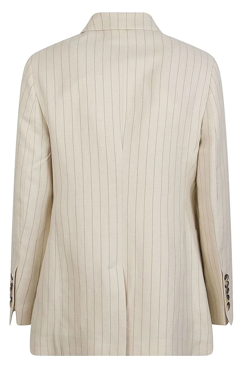 Saulina Assunta Pinstriped Double-Breasted Blazer