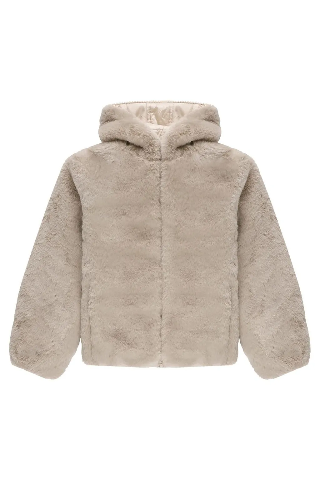 Save The Duck Kids Faux Fur Hooded Jacket